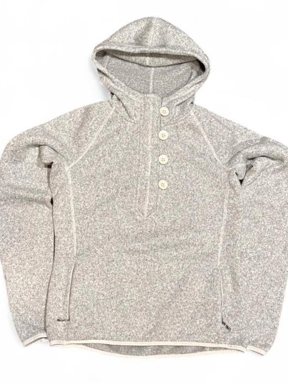 Y2K The North Face Quarter Button Fleece Hoodie
